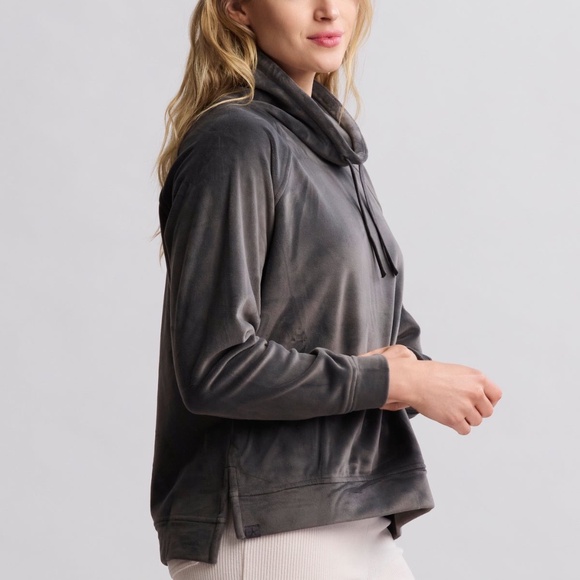 BAREFOOT DREAMS LUXECHIC COLLECTION SKINNY PANT ZIPS AND PULLOVER SWEATER SET - Picture 5 of 6